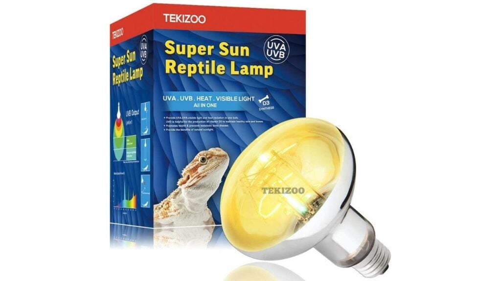 TEKIZOO 80 Watt UVA UVB Super Sun Lamp