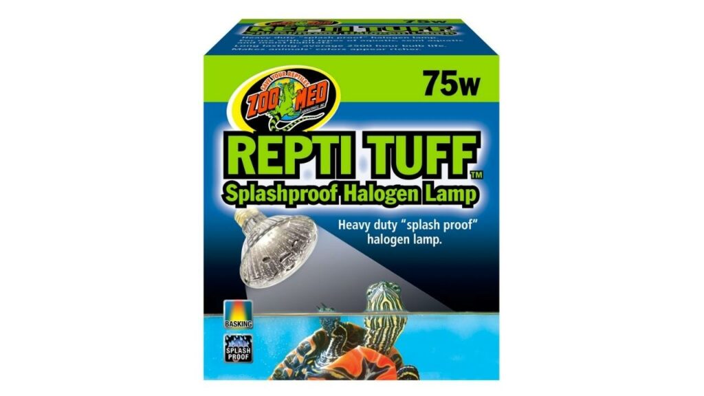 Zoo Med Turtle Tuff Splashproof Halogen Lamp 75 Watts
