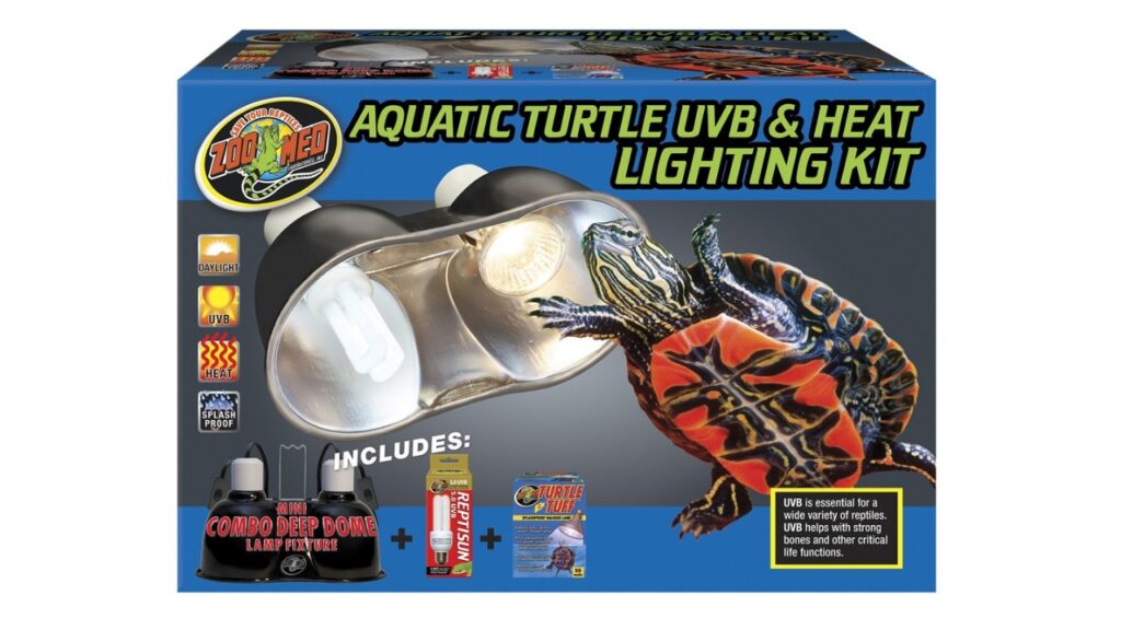 Zoo Med Aquatic Turtle Uvb & Heat Lighting Kit