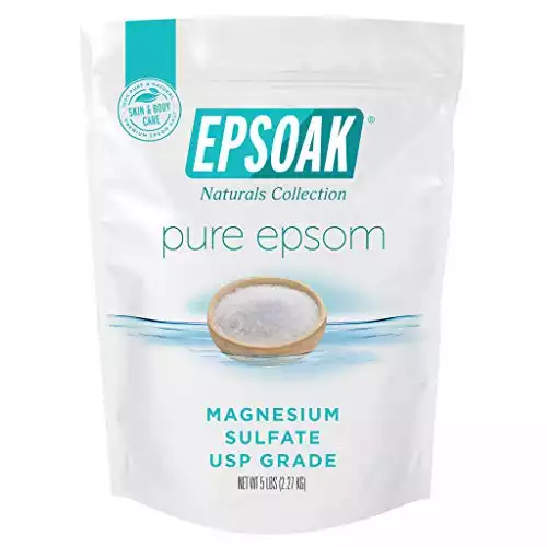 EPSOAK PURE MAGNESIUM SULFATE - 5 LB RESEALABLE BAG