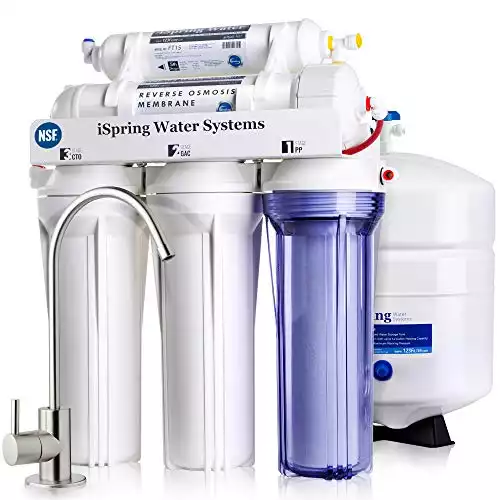 iSPRING 5 STAGE REVERSE OSMOSIS UNDERSINK SYSTEM