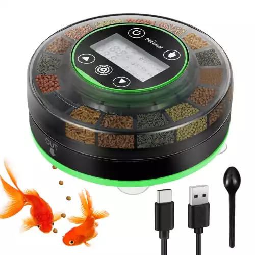 PETBANK CY109 RECHARGEABLE AUTOMATIC FISH FEEDER